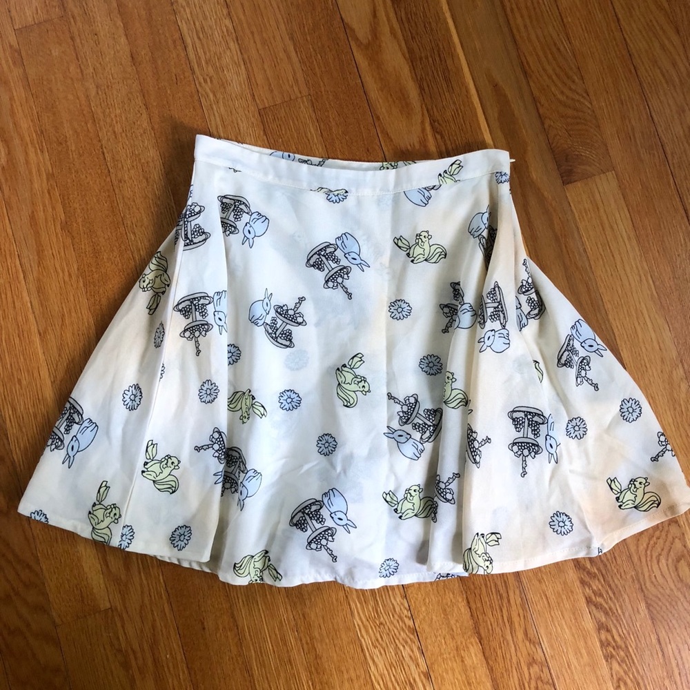 Vintage Animal Printed Skort